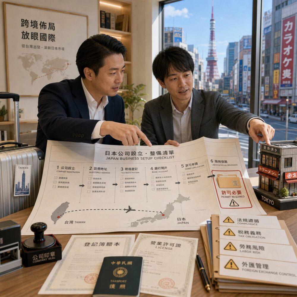 日本營業許可怎麼辦？一次搞懂申請重點與開業風險