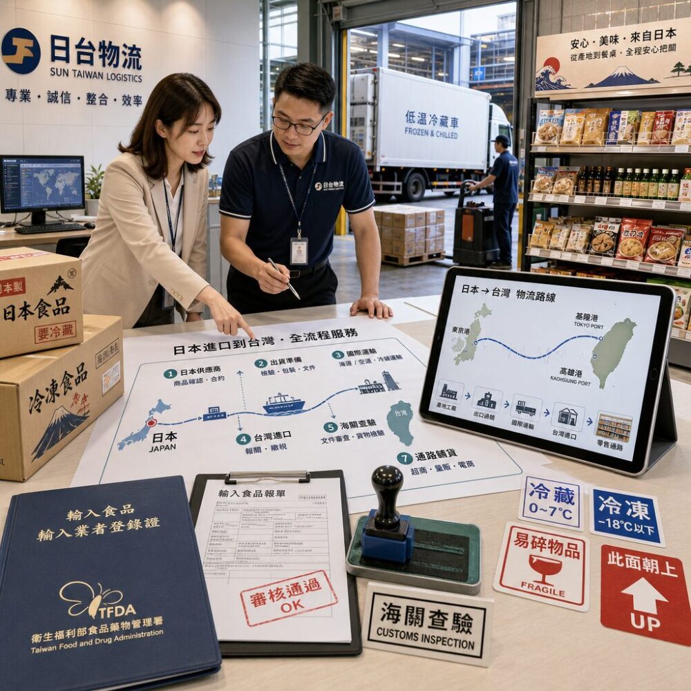 日本食品進口實務指南：從文件到通路落地