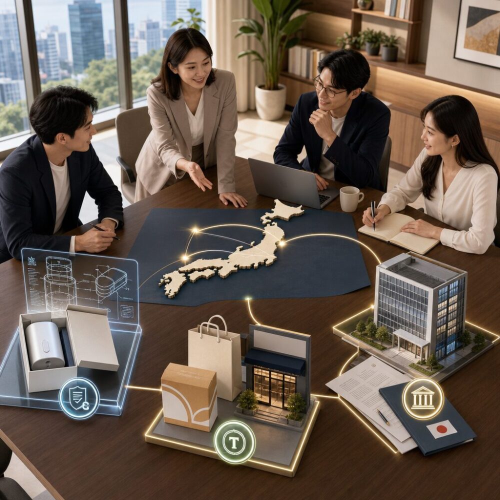 日本專利申請如何串連商標與法人布局